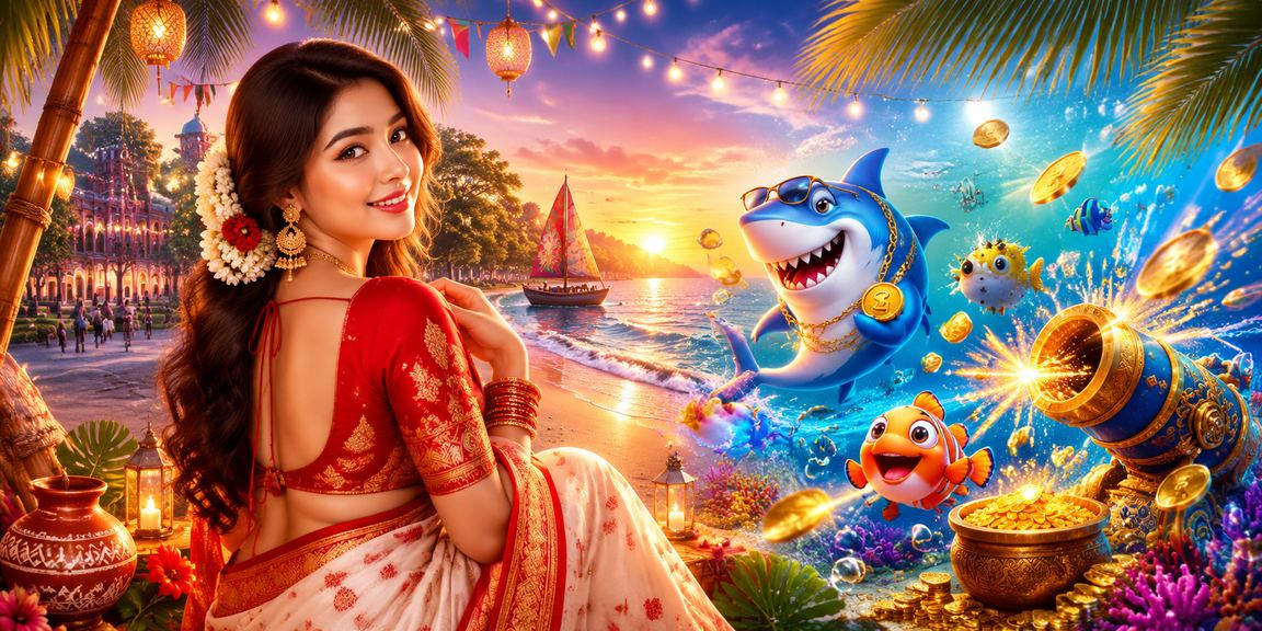 রাজশাহীর মজার ফিশিং গেম খেলা